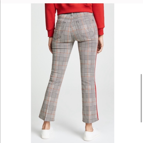 NEW • Mother • The Insider Plaid Ankle Pants - Picture 3 of 4